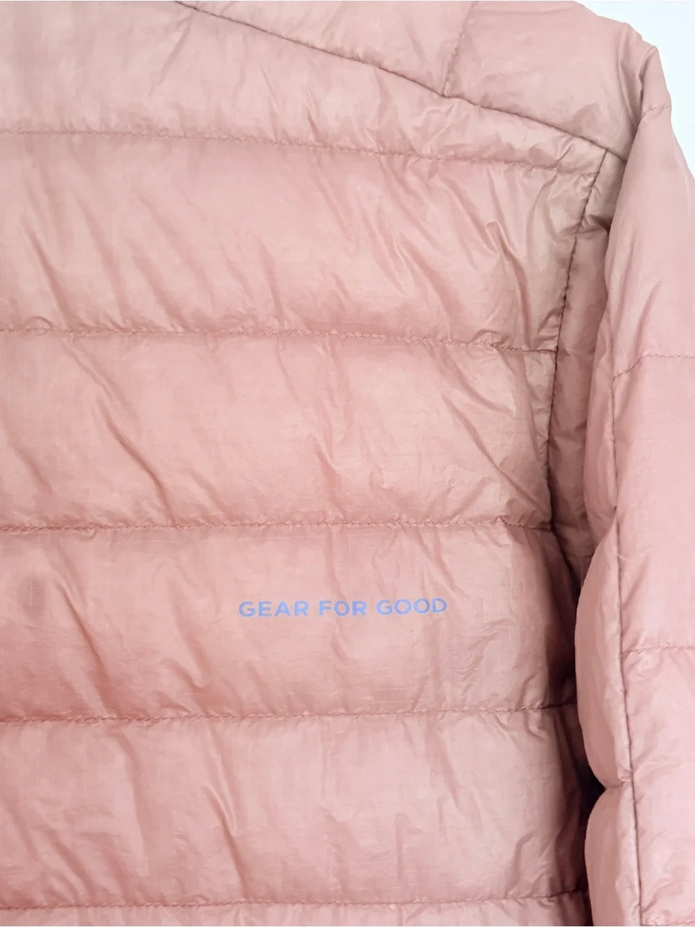Cotopaxi Fuego LT 950 Fill Down Jacket Women’s Medium M Taupe Pink Lightweight - Picture 6 of 6